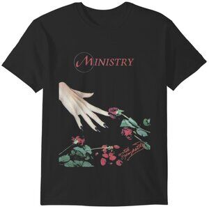 Ministry T-Shirt Rock Band Fan Graphic Music Fan Vintage Retro Concert 92
